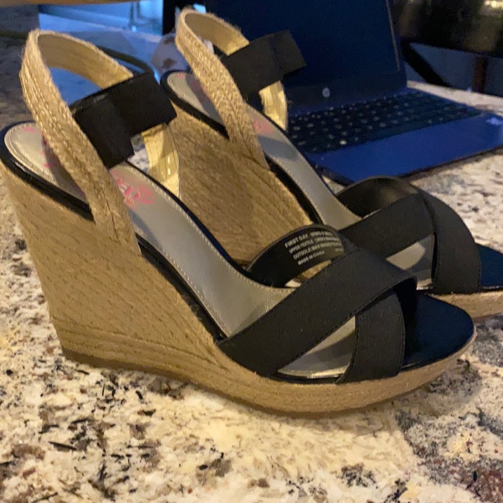 Women’s wedges. Never worn. Size 9